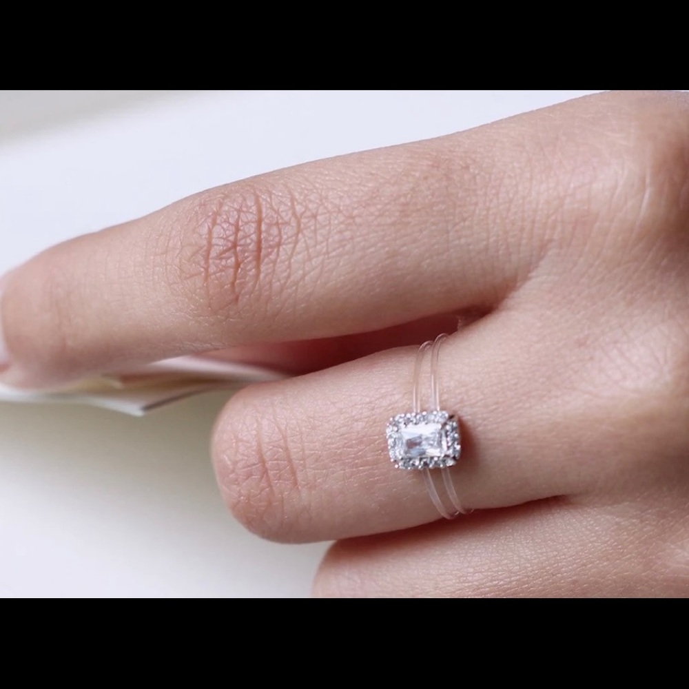Sterling floating ring - Picture 2 of 5
